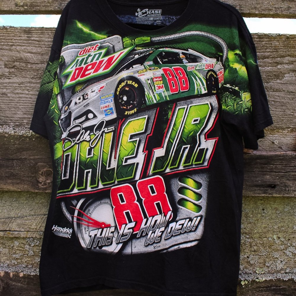 Dale Earnhardt Jr. || Thrifted T-Shirt